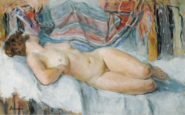Nude on the Bed by Henri Lebasque